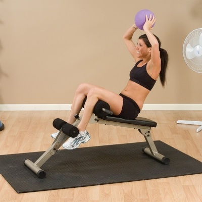 Гиперэкстензия со скамьей для пресса Body Solid Best Fitness BFHYP10